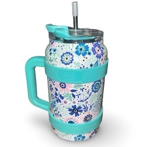 The Pioneer Woman Floral Insulated Tumbler w/ Handle Multicolor